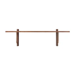 Corbel shelf 100x30cm, Dark stained oak
