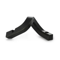 Crooked candle holder 2, Bronze