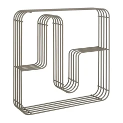 Curva wall shelf square, Taupe