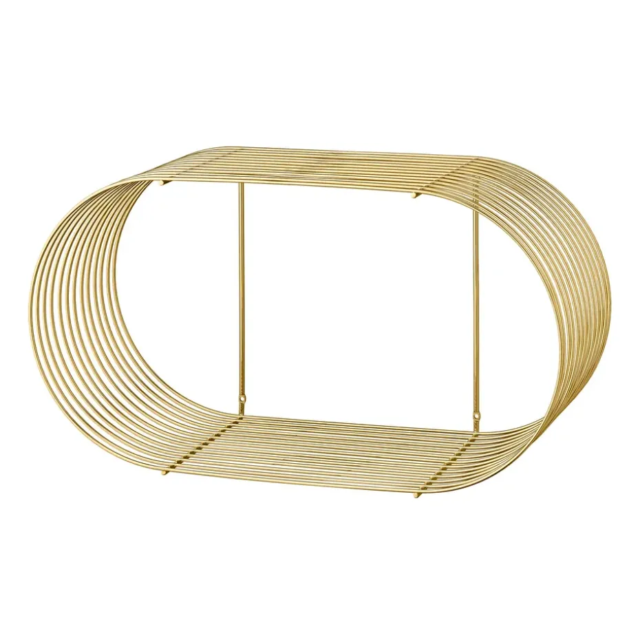 Curva wallshelf, Gold