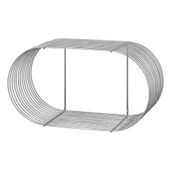 Curva wallshelf, Silver
