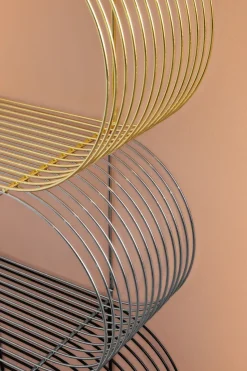 Curva wallshelf, Silver