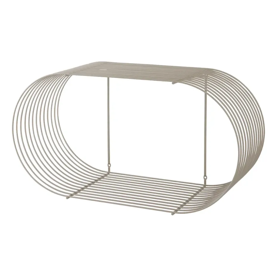 Curva wallshelf, Taupe