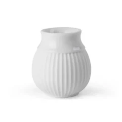Curve candle sticks 7 cm, White