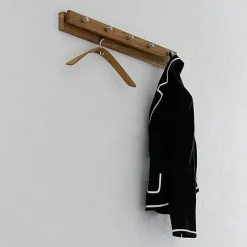 Cutter coat rack, Teak, 5 knobs