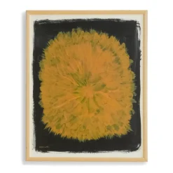 Dandelion poster 40x50 cm, Yellow-black