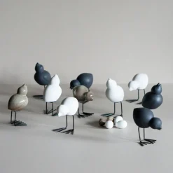 DBKD Swedish Birds Easter decoration 2-pack, Black