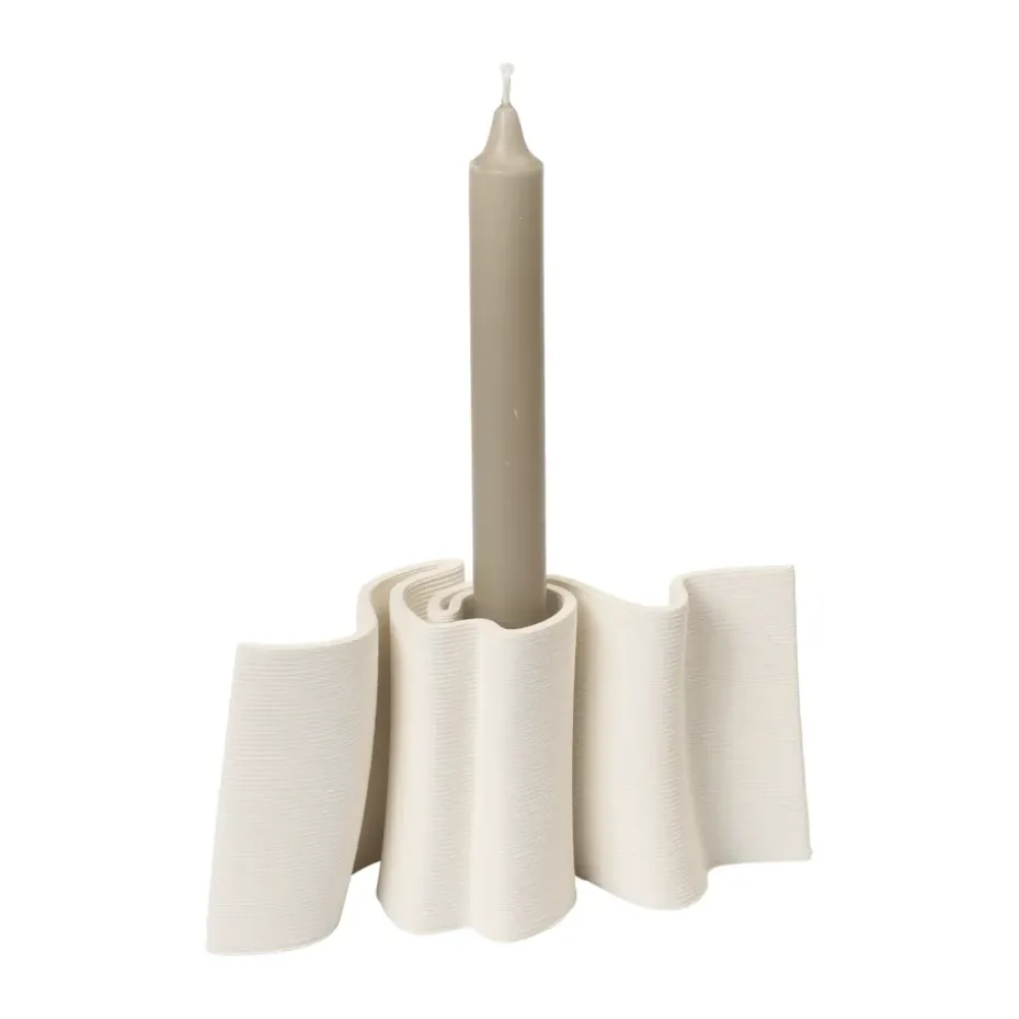 Dedali candlestick, Off-white