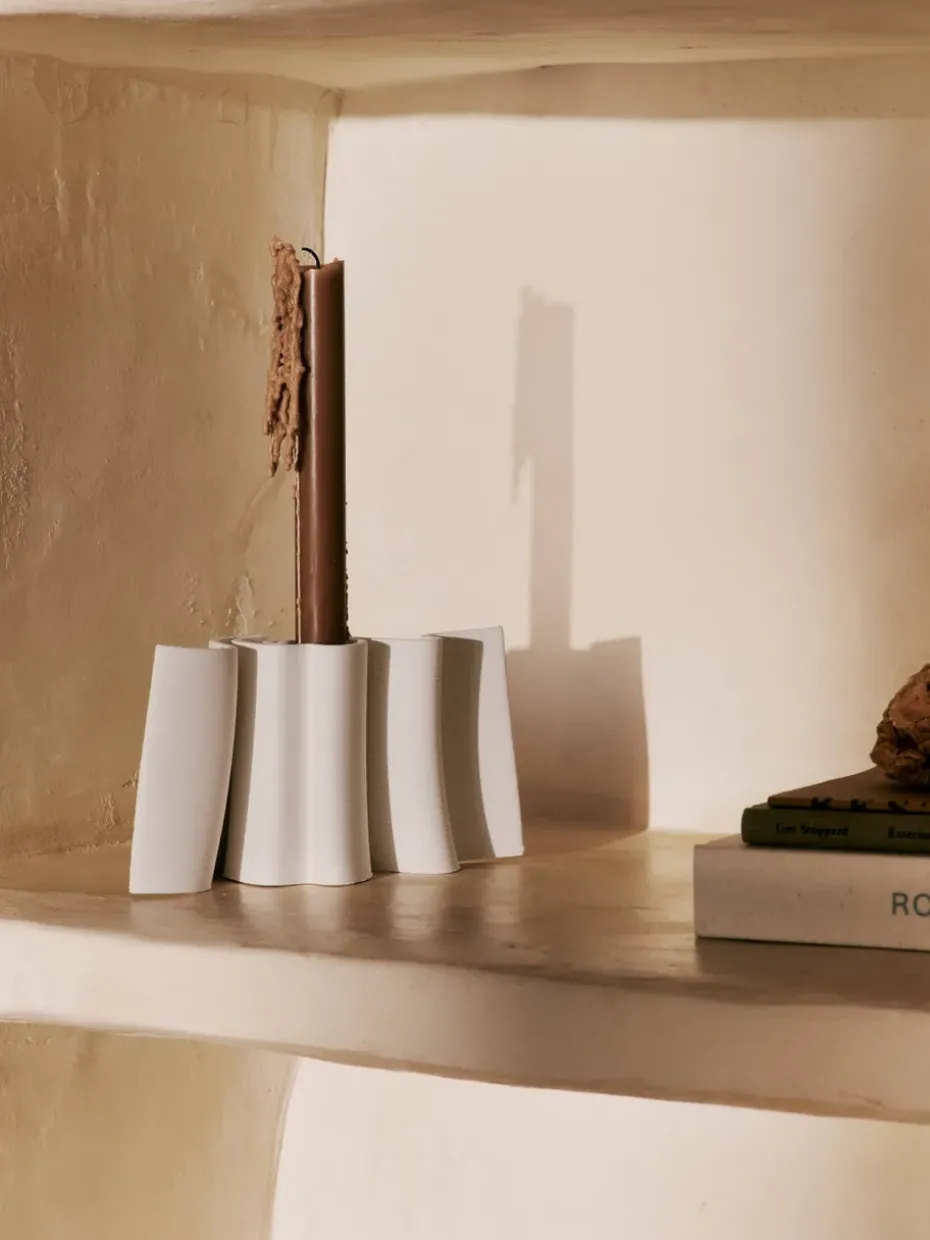 Dedali candlestick, Off-white