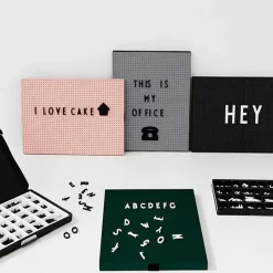 Design Letters letter board A4, dark grey