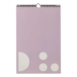 Design Letters monthly calendar, Lavender