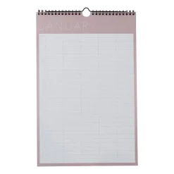 Design Letters monthly calendar, Lavender