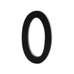 Design Letters numbers aluminum 50 mm, 0