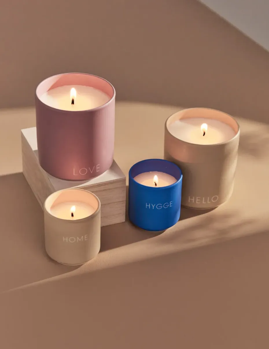 Design Letters scented candle Ø5.5 cm, Home-beige