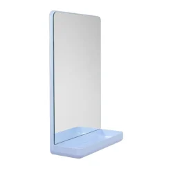 Design Letters Wall-mounted mirror with shelf, Light