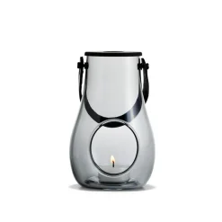 Design with Light candle holder smoke, 16 cm