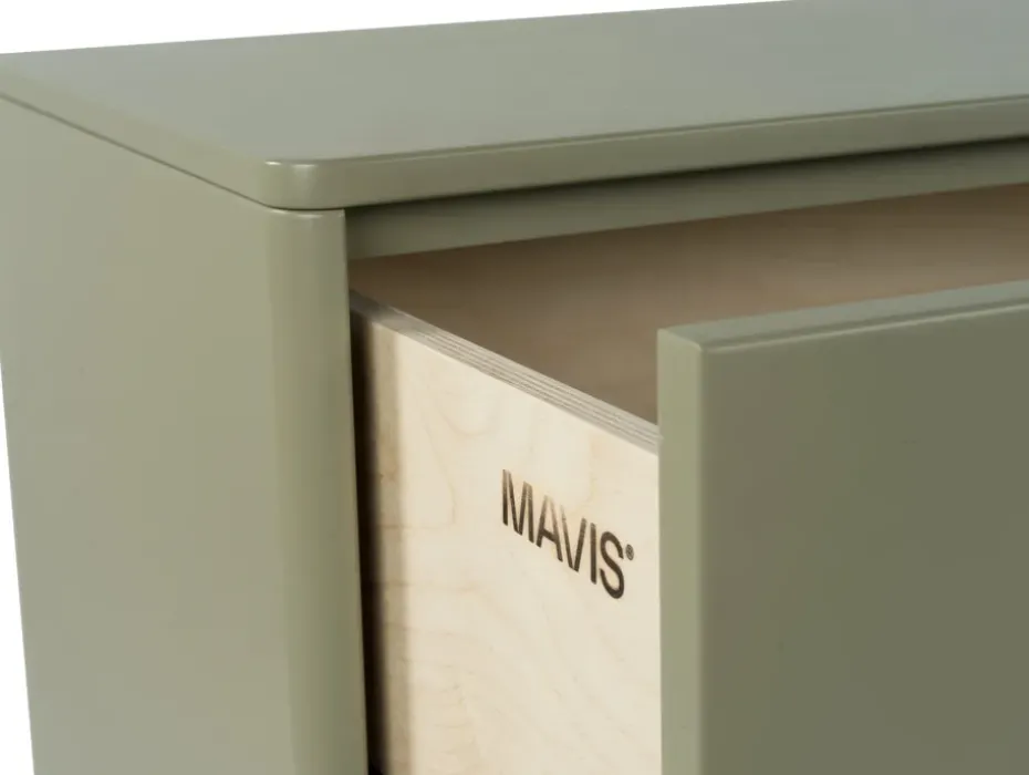 Deus chest of drawers 9 drawers, Olive grey