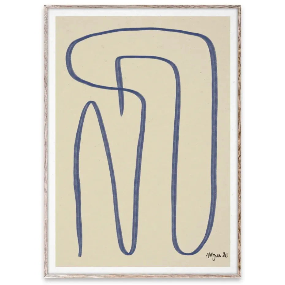 Different Ways poster blue, 50x70 cm