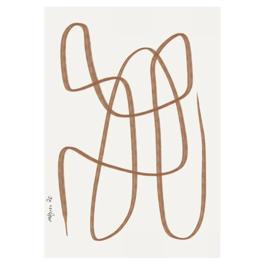 Different Ways poster brown, 50x70 cm