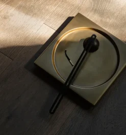 Divot tray, Brass