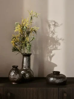 Doro vase 27 cm, Coffee