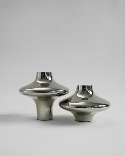 Doublet no. 02 s large candlestick, Chrome