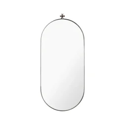 Dowel mirror, Stainless steel 100x46 cm