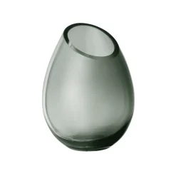 Drop vase small, Smoke