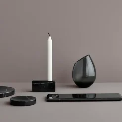 Drop vase small, Smoke