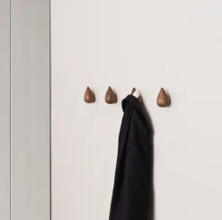 Dropit knob 2-pack walnut, large
