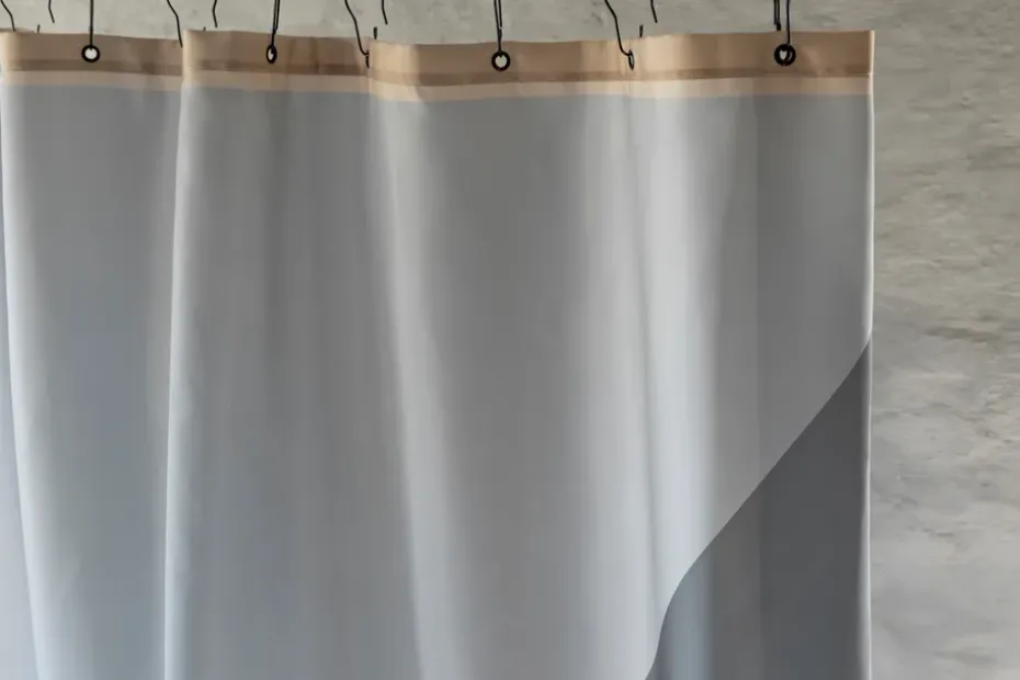 Duet duschdraperi 150x200 cm, Grey