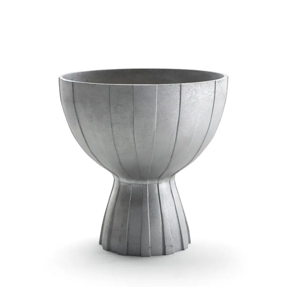 Duett flower urn Ø42 cm, Aluminum