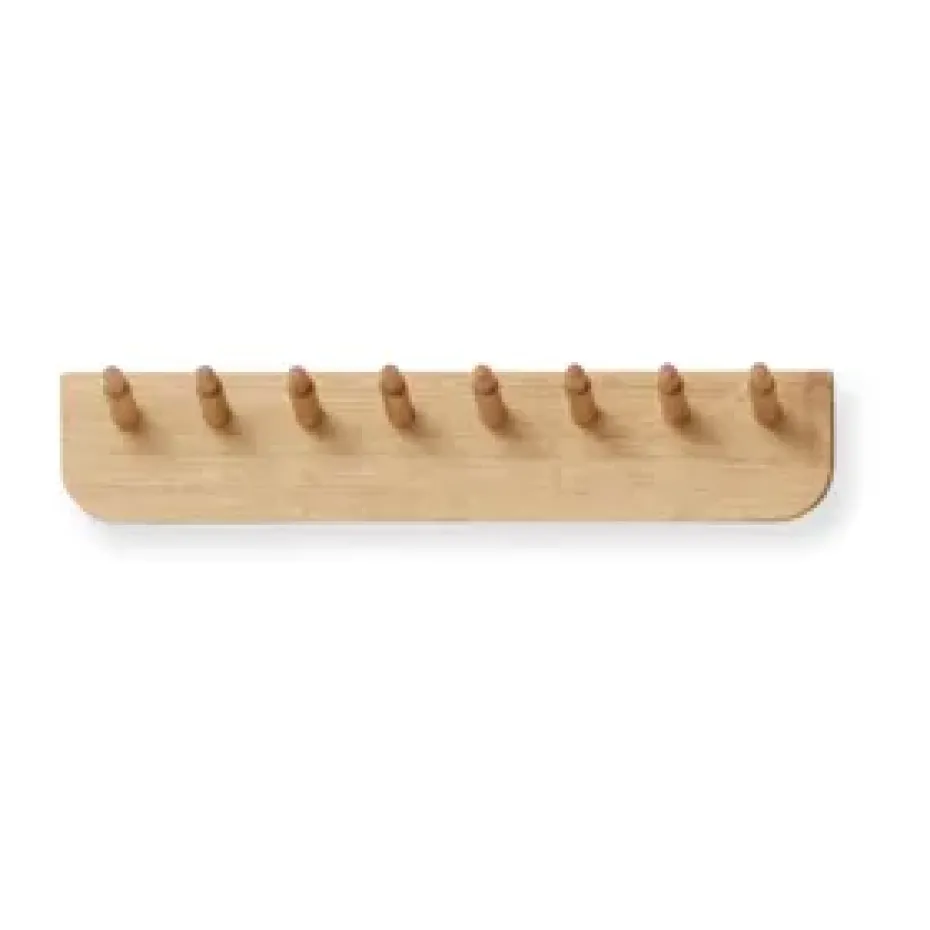 Echo coat rack 40 cm, White oak