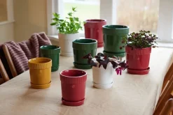 Elise pot M Ø17 cm, Burgundy