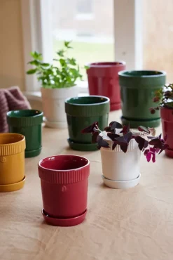 Elise pot M Ø17 cm, Burgundy