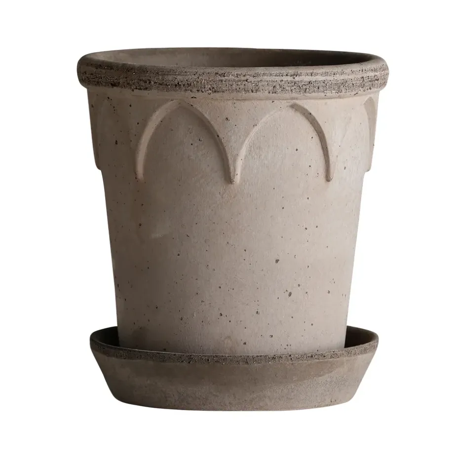 Elizabeth flower pot Ø16 cm, grey