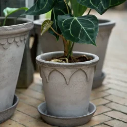 Elizabeth flower pot Ø16 cm, grey