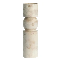 Ellia candle holder 30 cm, Linen