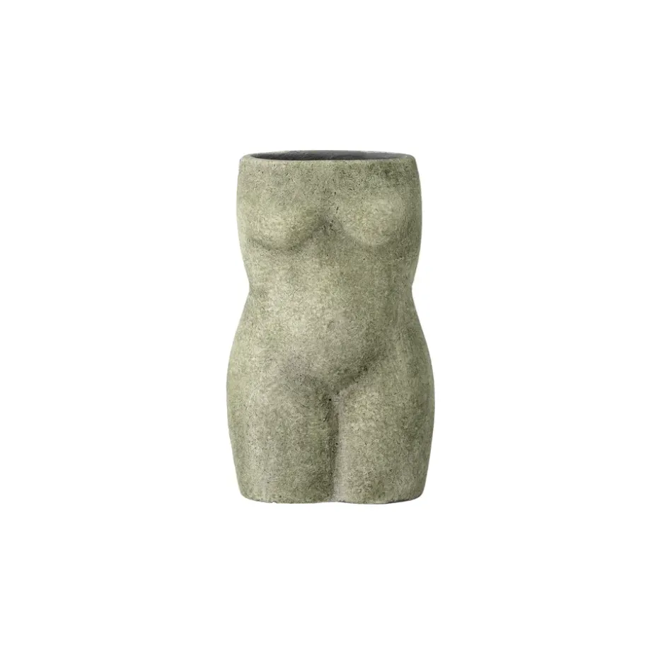 Emeli Deco vase terracotta 16 cm, green