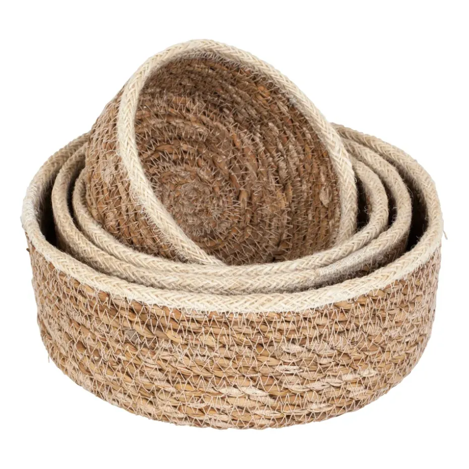 Emil seagrass box small 4-pack, Nature-white