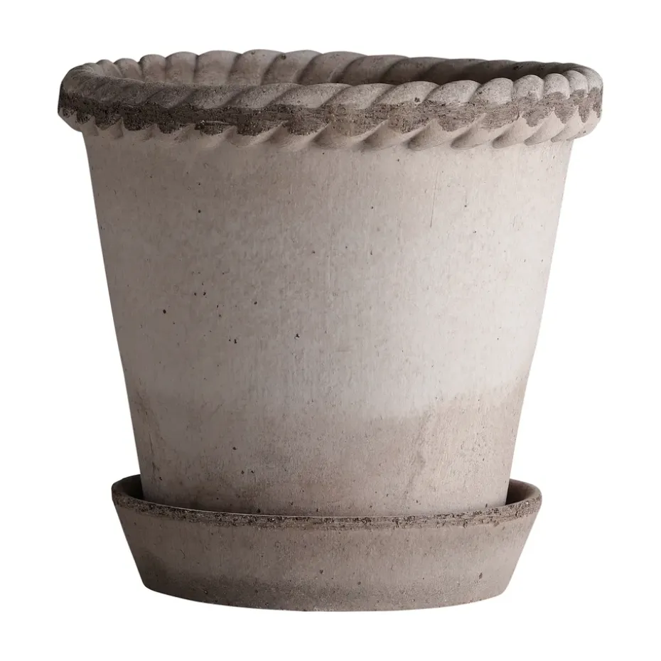Emilia flower pot 16 cm, Grey