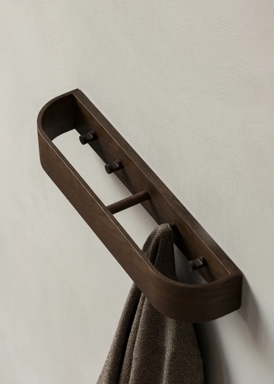 Epoch clothes hanger 50 cm, Dark stained oak