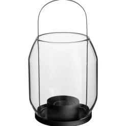 Ernst candle holder for tea light 22 cm, black