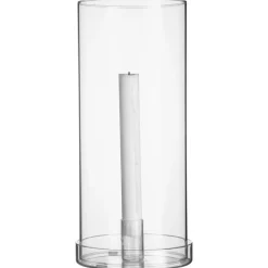 Ernst candle lantern for chandelier 29 cm, clear