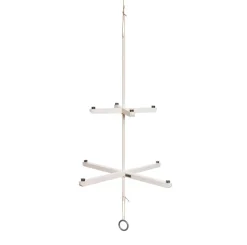 Ernst candlestick 96 cm, White