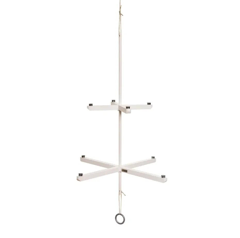 Ernst candlestick 96 cm, White