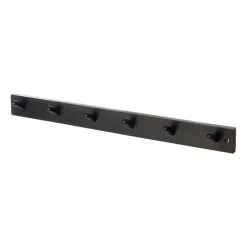 Ernst coat rack 6 hooks, Black