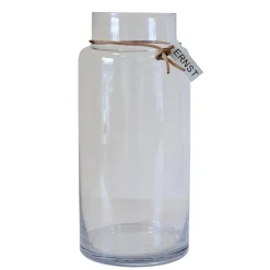 Ernst glass vase H33cm Ø11.5cm, clear