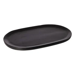 Ernst oval tray 25x40 cm, Black