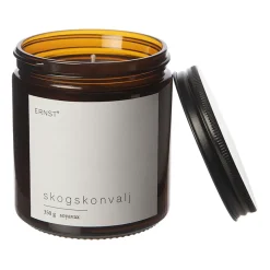 Ernst scented candle in glass with lid Ø9 cm, Forest lily